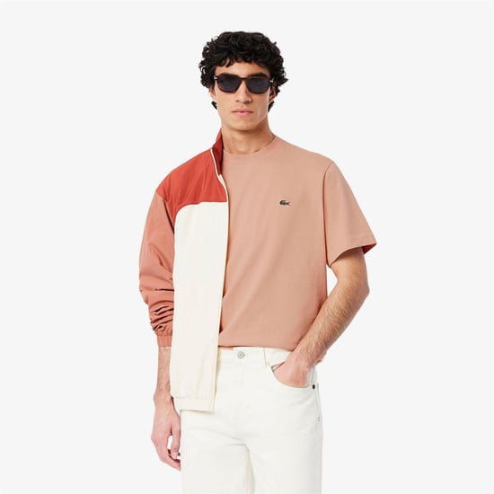 Men's Lacoste T Shirt in Orange - Image 3