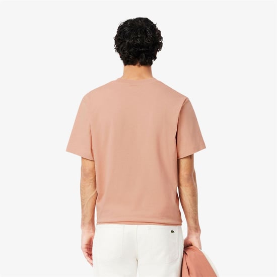Men's Lacoste T Shirt in Orange - Image 4