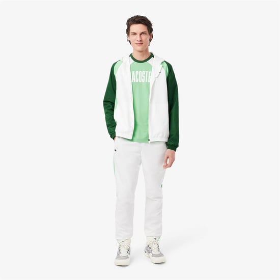 Men's Lacoste Block T Shirt in Green - Image 6