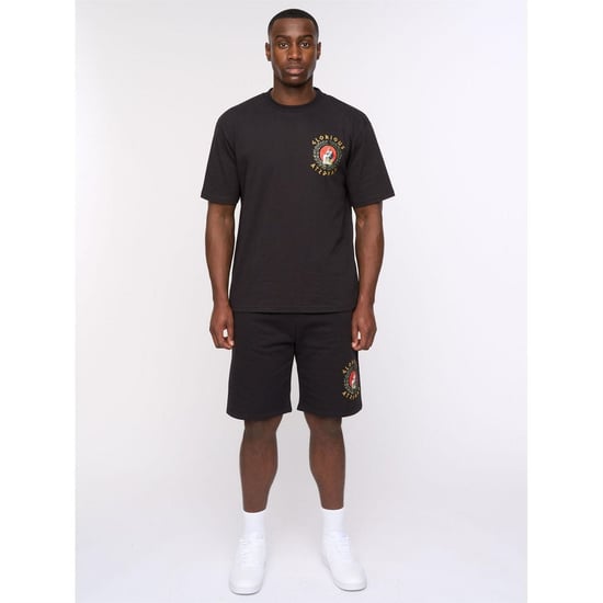 Men's Glorious Gangsta T Shirt in Black - Image 2