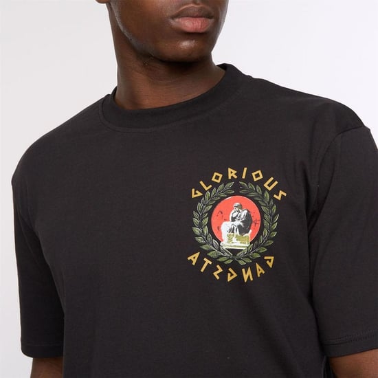Men's Glorious Gangsta T Shirt in Black - Image 4