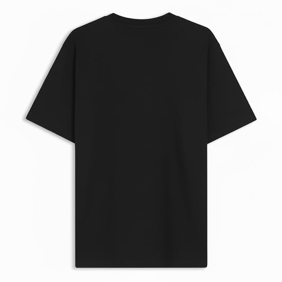 Men's Hugo Split Logo T Shirt in Black - Image 2