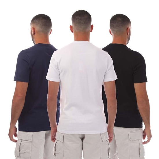 Men's Modern Amusement Pack of Cali Crown Print T Shirt in Black - Image 2