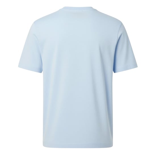 Men's Lacoste Print Cotton T Shirt in Blue - Image 2