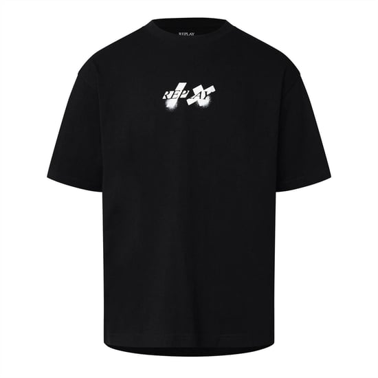 Men's Replay x Martin Garrix T Shirt in Black - Image 1
