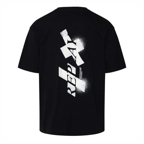 Men's Replay x Martin Garrix T Shirt in Black - Image 2