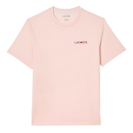Men's Lacoste Loungewear T Shirt in Pink - Image 1