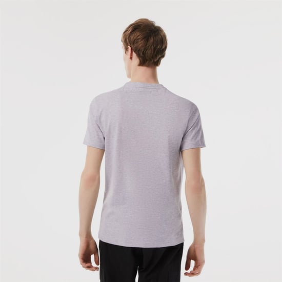 Men's Lacoste Fit T Shirt in Grey - Image 3
