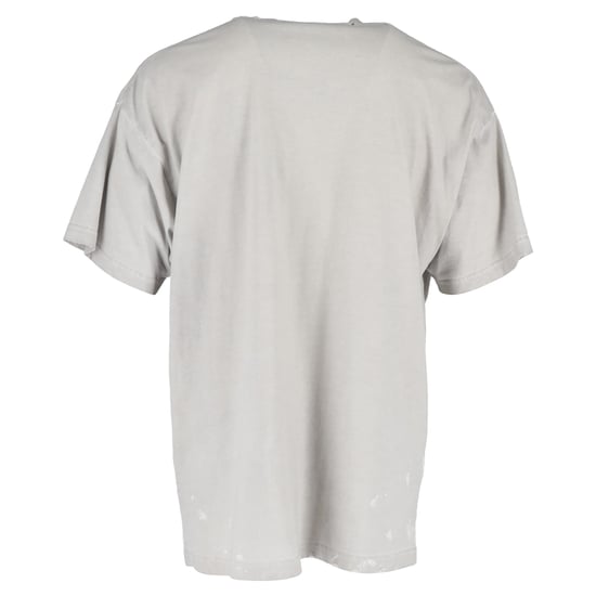 Balenciaga Metal Vintage Oversized T-Shirt in Grey Cotton - Image 3