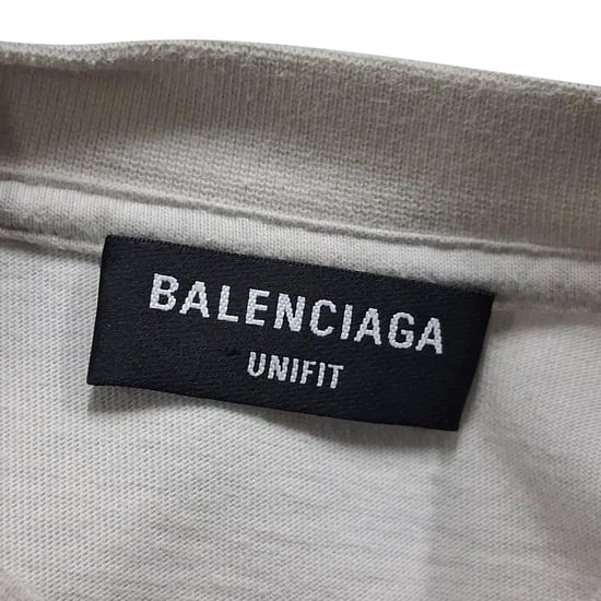 Balenciaga Metal Vintage Oversized T-Shirt in Grey Cotton - Image 5