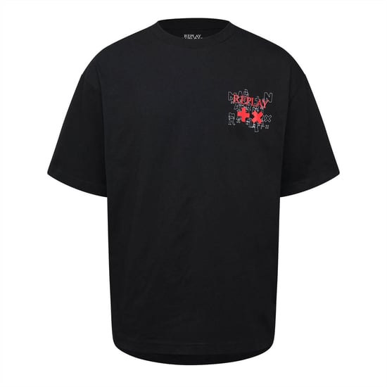 Men's Replay x Martin Garrix T Shirt in Black - Image 1