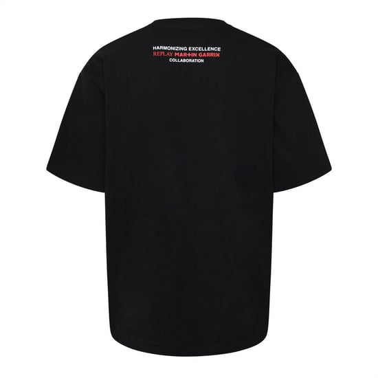 Men's Replay x Martin Garrix T Shirt in Black - Image 2