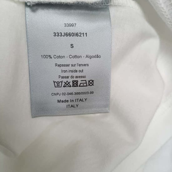 Dior Graphic-Print T-Shirt in White Cotton - Image 5