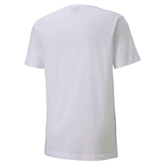 Men's Puma 23 Casuals T Shirt in White - Image 2