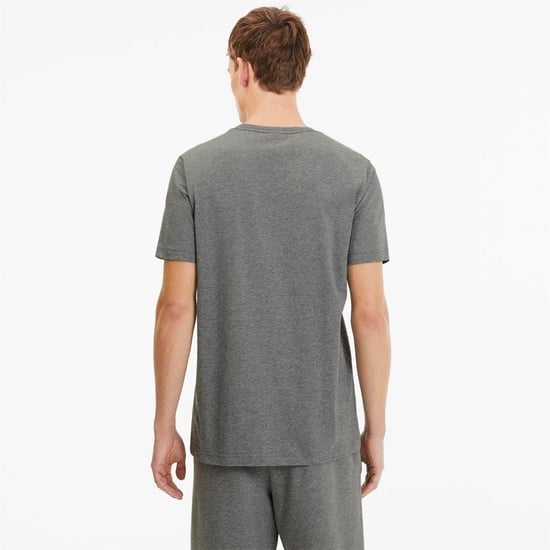 Men's Puma 23 Casuals T Shirt in Grey - Image 4