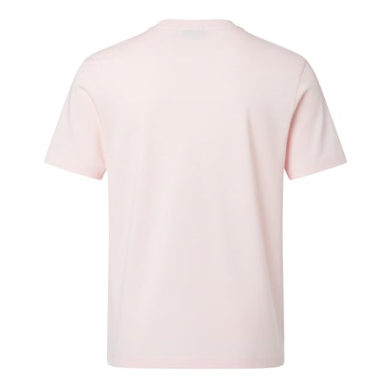 Men's Lacoste Print Cotton T Shirt in Pink - Image 2