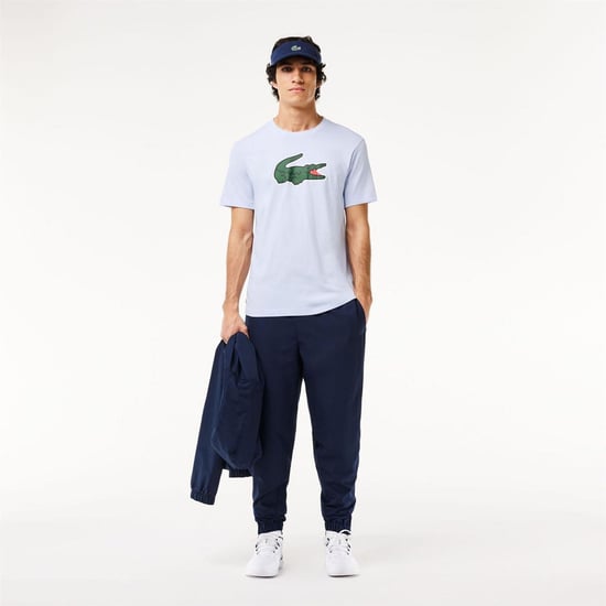 Men's Lacoste Dry XXL Logo Sport T Shirt in Multi colour - Image 3