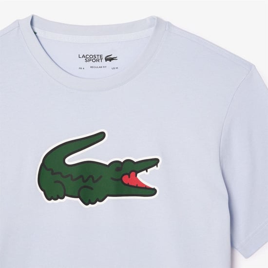 Men's Lacoste Dry XXL Logo Sport T Shirt in Multi colour - Image 5