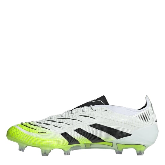 Men's adidas Predator Elite Firm Ground Football Boots in White/Blk/Lemon - Image 2