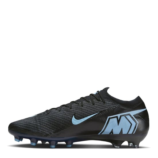 Men's Nike Mercurial Vapor 16 Elite Adults Artifical Ground Football Boots in Black/Blue - Image 2