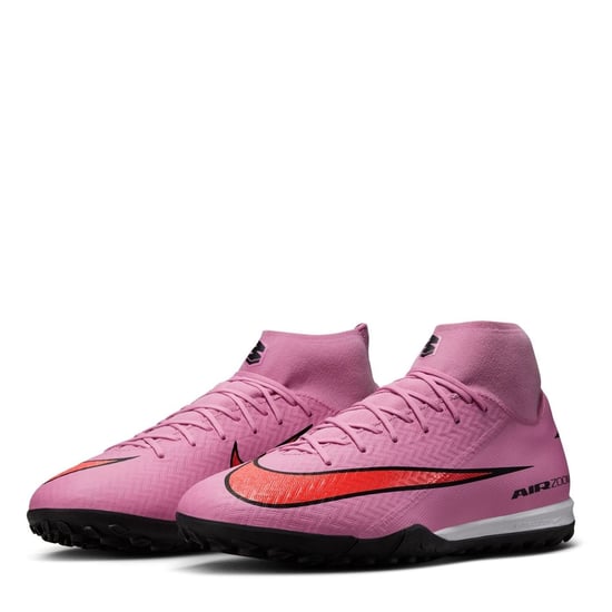 Men's Nike Superfly 10 Academy Astro Turf Football Boots in Pink/Black - Image 4