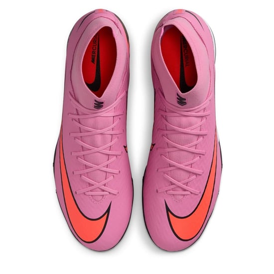 Men's Nike Superfly 10 Academy Astro Turf Football Boots in Pink/Black - Image 6
