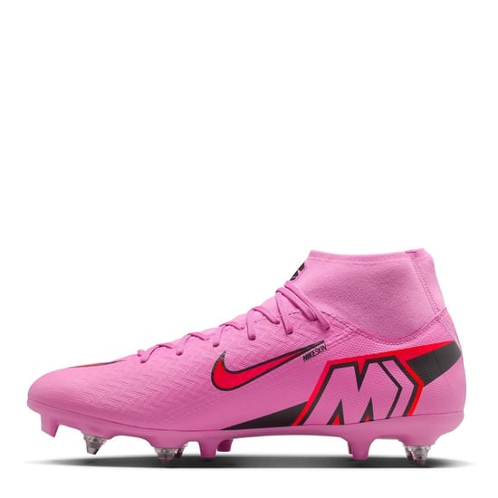 Men's Nike Mercurial Superfly 10 Academy Adults Soft Ground Football Boots in Pink/Black - Image 2