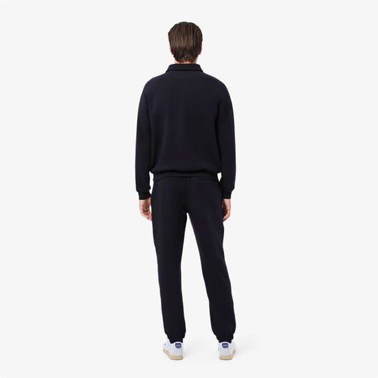 Men's Lacoste Fit Pique Sweatpants in Blue - Image 3