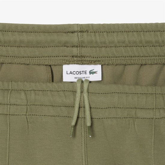 Men's Lacoste Fit Pique Sweatpants in Green - Image 2