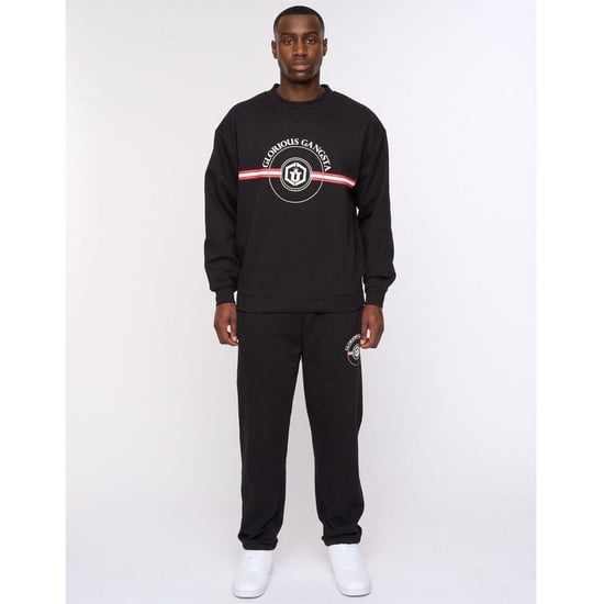 Men's Glorious Gangsta Joggers in Black - Image 5