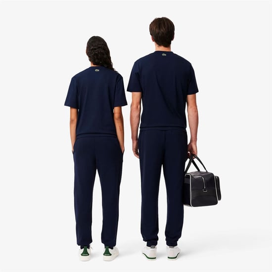 Men's Lacoste Leg Sweatpants in Blue - Image 4