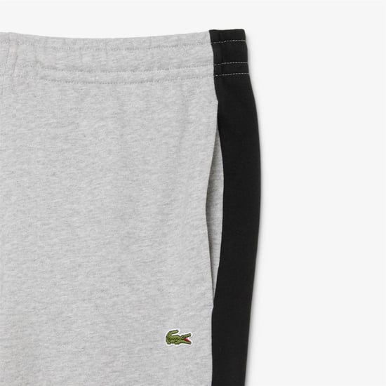 Men's Lacoste Colour Block Sweatpants in Grey - Image 5
