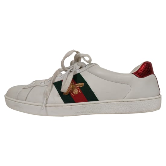 Gucci Ace Bee lage sneakers in wit leer - Image 4