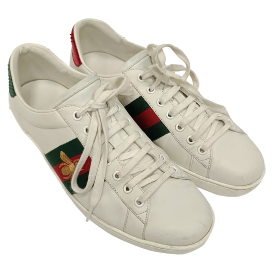 Gucci Ace Bee lage sneakers in wit leer - Image 6