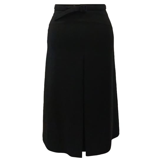 Gucci Belted Midi Skirt in Black Polyester - Image 1
