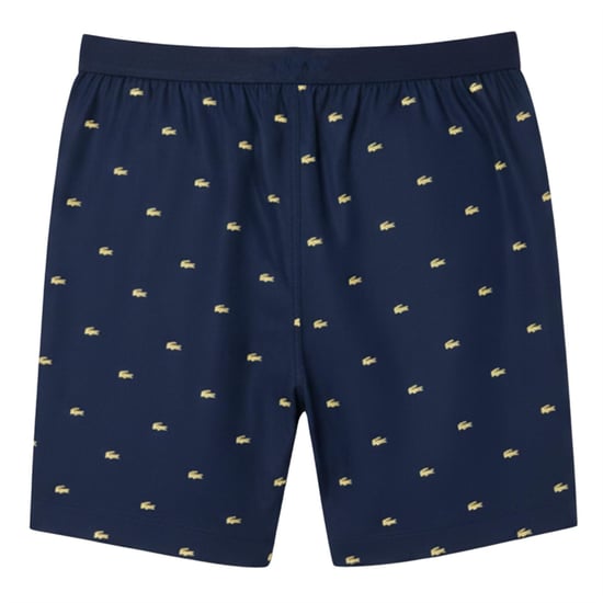 Men's Lacoste Poplin Pyjama Shorts in Navy - Image 2