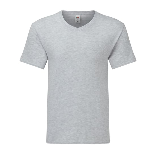 Fruit of the Loom Heren Iconic 150 Heather V Hals T-shirt (Heide Grijs) - Image 1