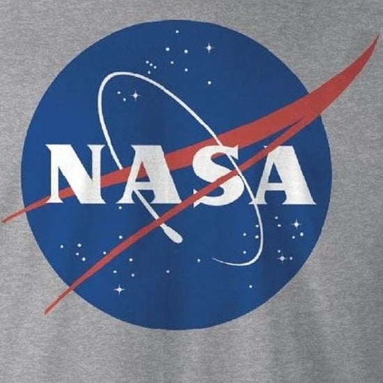 NASA T-shirt med logotyp för män (Grått) - Image 2