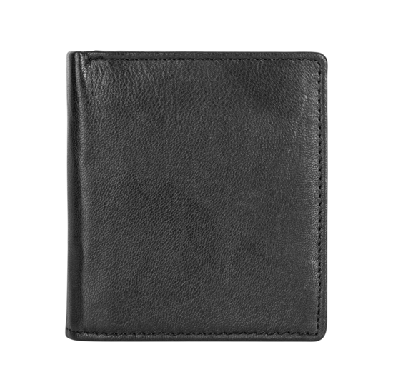 Men’s Genuine Leather RFID Wallet with 6 Card Slots, ID Window & Button Coin Pocket - Image 5
