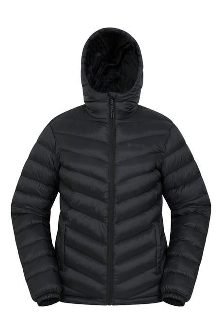 'Seasons' Women's Padded Jacket Water Resistant Winter Coat Black - Image 1