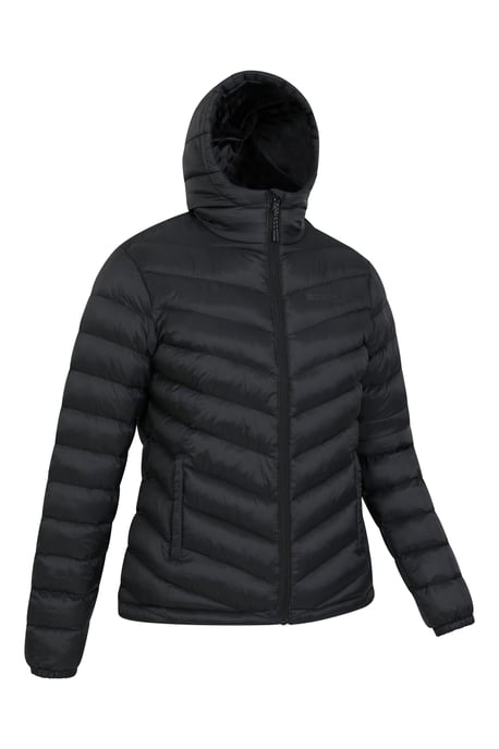 'Seasons' Women's Padded Jacket Water Resistant Winter Coat Black - Image 2
