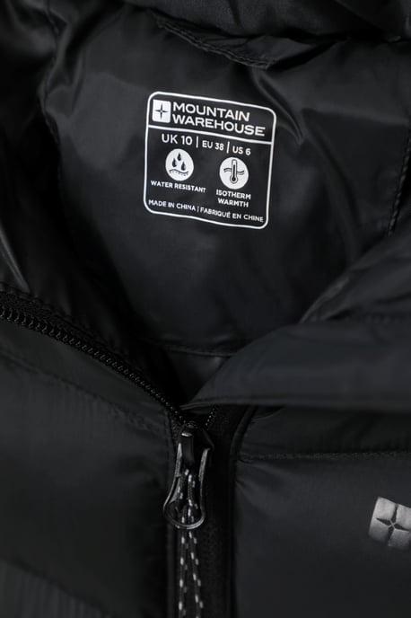 'Seasons' Women's Padded Jacket Water Resistant Winter Coat Black - Image 5