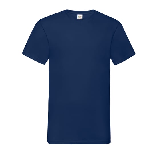 Fruit of the Loom Heren Valueweight V Neck T-shirt (Marine) - Image 1