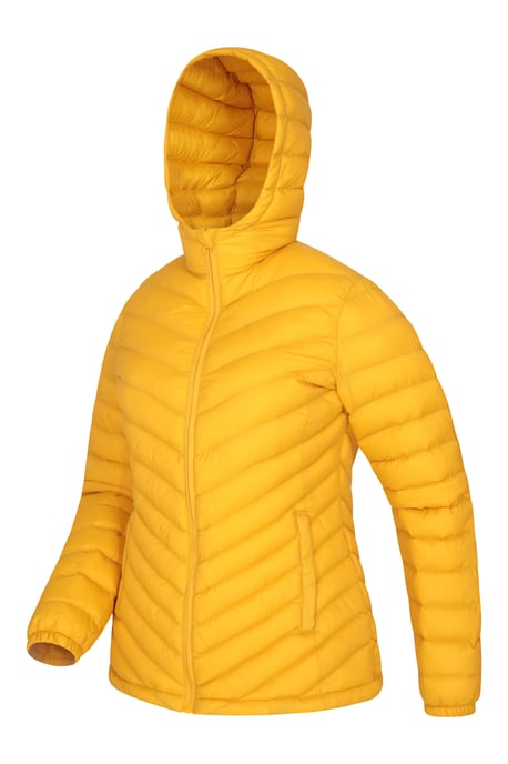 'Seasons' Women's Padded Jacket Water Resistant Winter Coat Yellow - Image 4