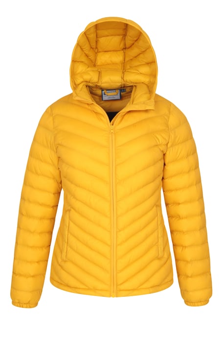 'Seasons' Women's Padded Jacket Water Resistant Winter Coat Yellow - Image 5