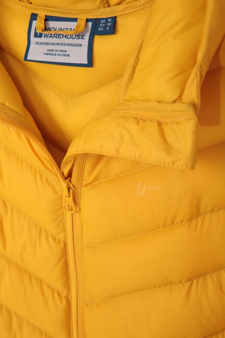 'Seasons' Women's Padded Jacket Water Resistant Winter Coat Yellow - Image 6