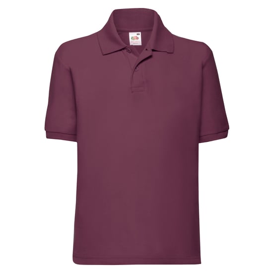 Fruit of the Loom Kinder/Kinder 65/35 Poloshirt (Bourgondië) - Image 1