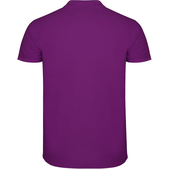 Roly Heren Ster Poloshirt (Paars) - Image 2