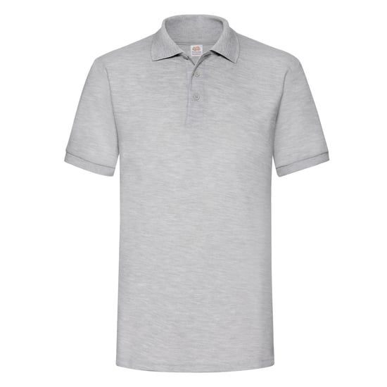 Fruit of the Loom Heren 65/35 Zwaargewicht Poloshirt (Heide Grijs) - Image 1