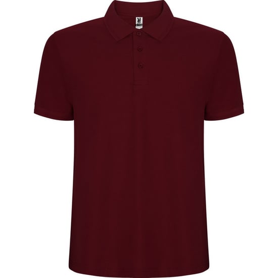 Roly Heren Pegaso Premium Effen Polo Shirt (Granaatrood) - Image 1